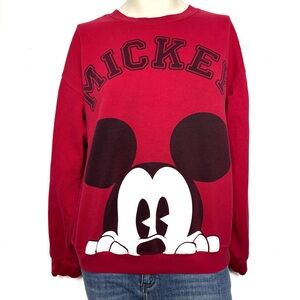 Disney Mickey red sweatshirt